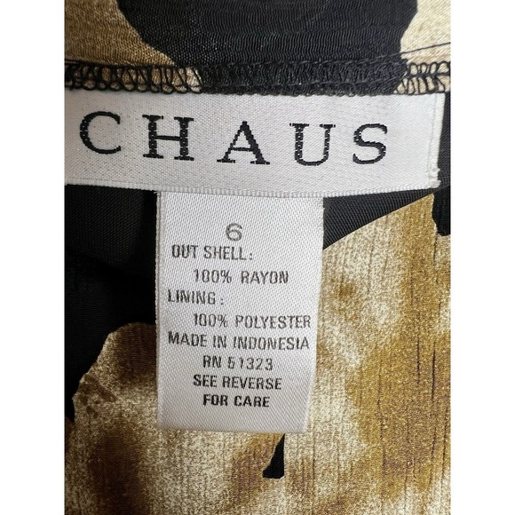 Chaus Floral Button Front A-Line Midi Skirt Women's Size 6 - Picture 2 of 8